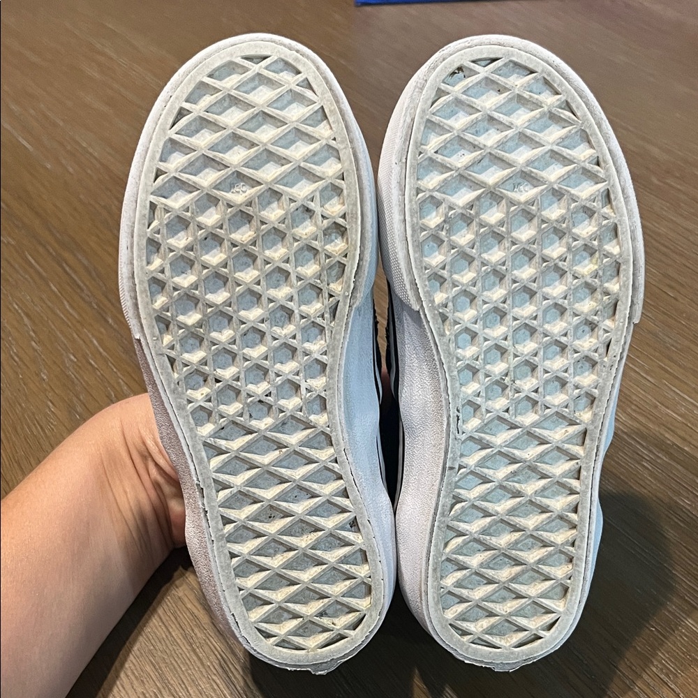 Vans Black Sequin Kids Slip-On Sneakers - Picture 4 of 6